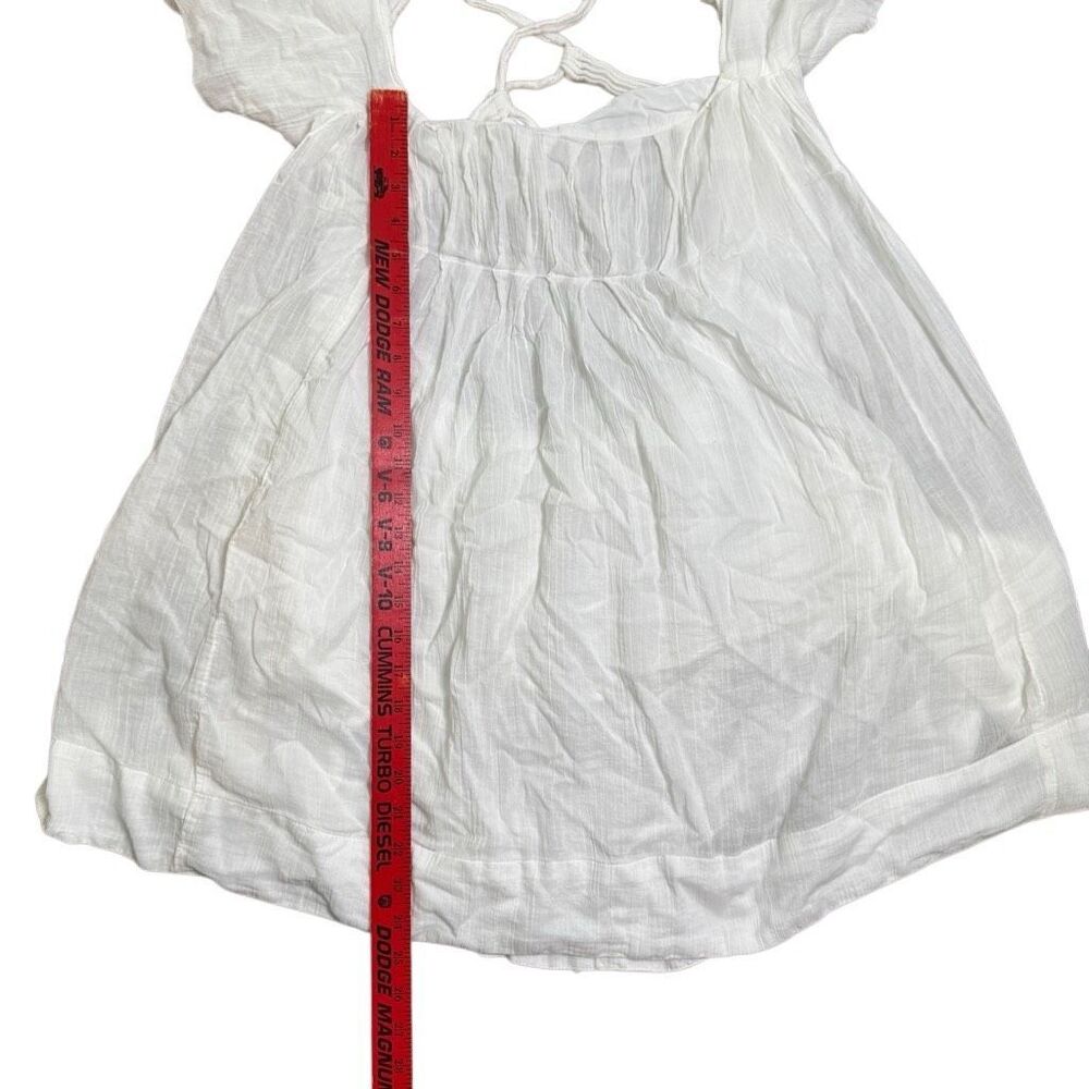 Free People Marina Mini Dress White Women’s Size Large - Picture 5 of 9